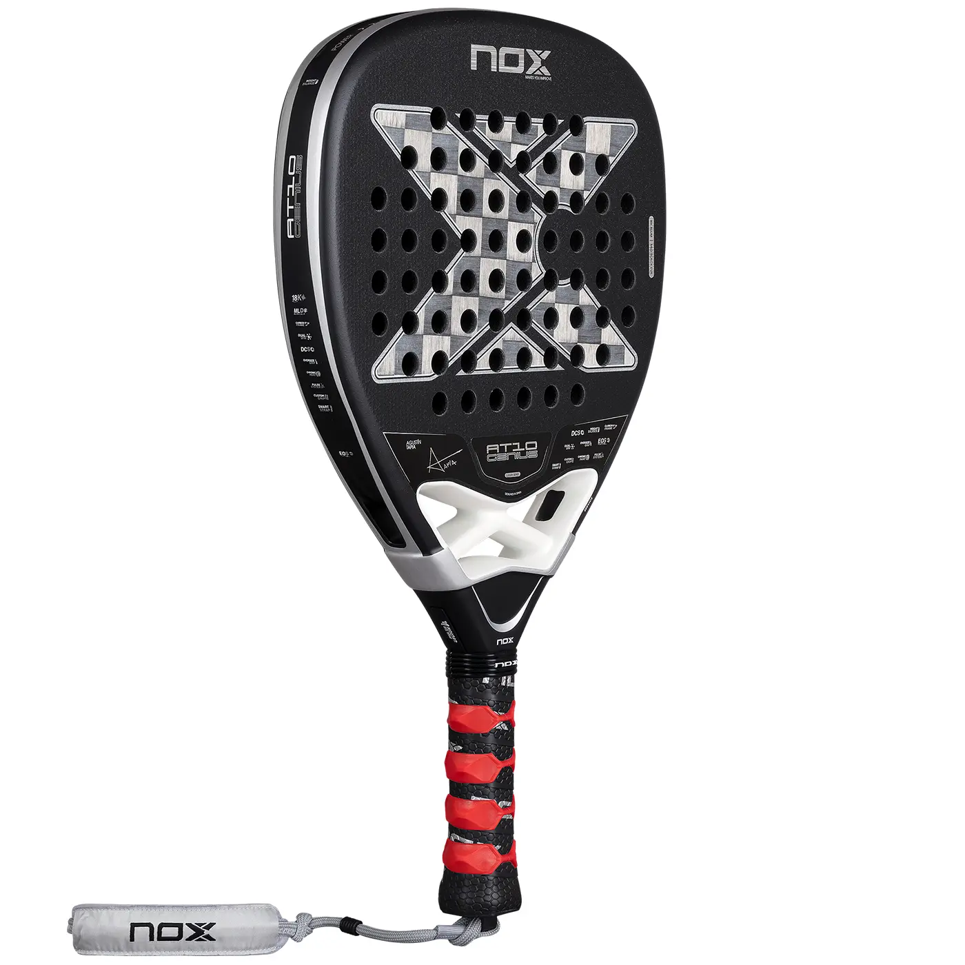 Pala Padel NOX AT10 Genius Attack 18K Agustin Tapia 2026 - Imagen 5